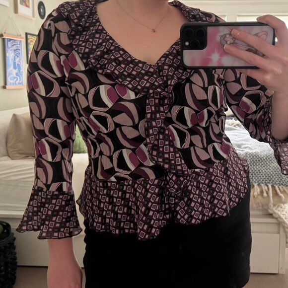 Sunny Leigh y2k Women's multi Blouse - Picture 3 of 3